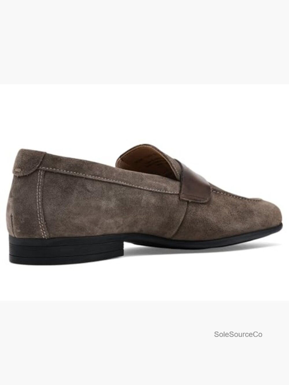Men's Leather Slip-On Loafer Moc Toe Penny Loafers Casual - Picture 3 of 7